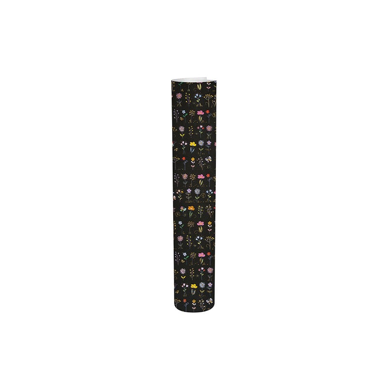 Goldbuch Хартия за опаковане, 50 х 70 cm, черна с цветя | Office 1 ...